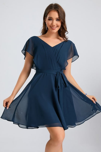 Robe Fluide Droite Courte