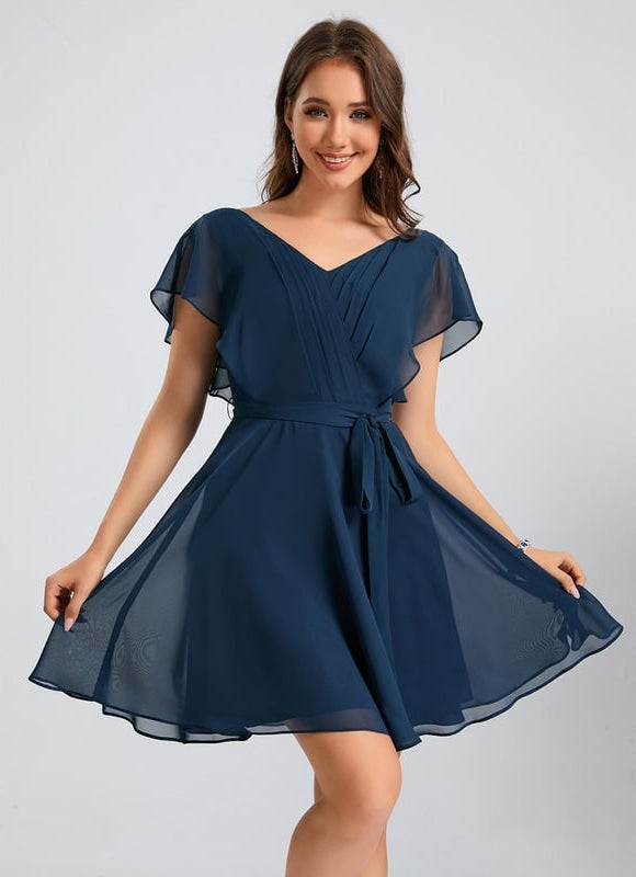 Robe Fluide Droite Courte