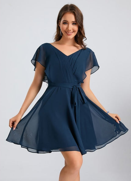 Robe Fluide Droite Courte