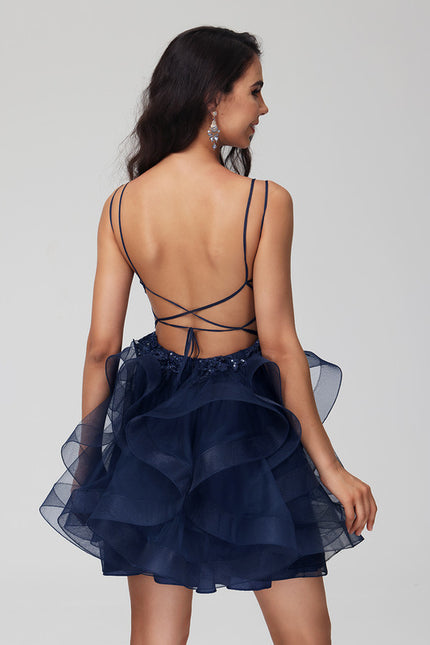 Robe Courte Festive Pailletée - gallery 5