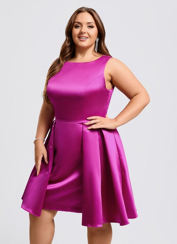 Robe Courte Rose Délicate - gallery 7