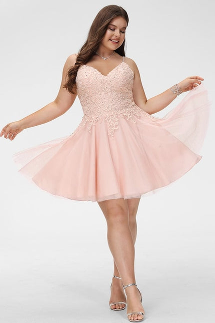 Robe De Soirée Courte Col V - gallery 8