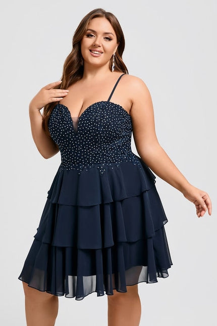 Robe Courte Festive À Paillettes - gallery 8