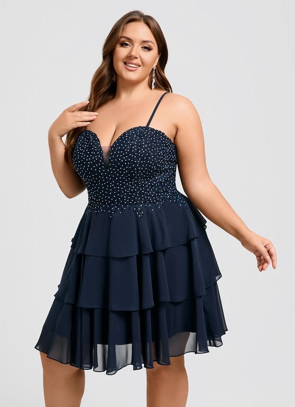 Robe Courte Festive À Paillettes - gallery 8