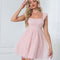 Robe Rose Pale Courte
