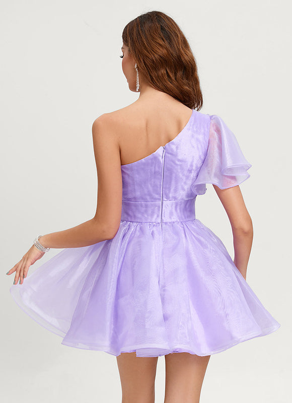 Robe Courte Violet - gallery 4