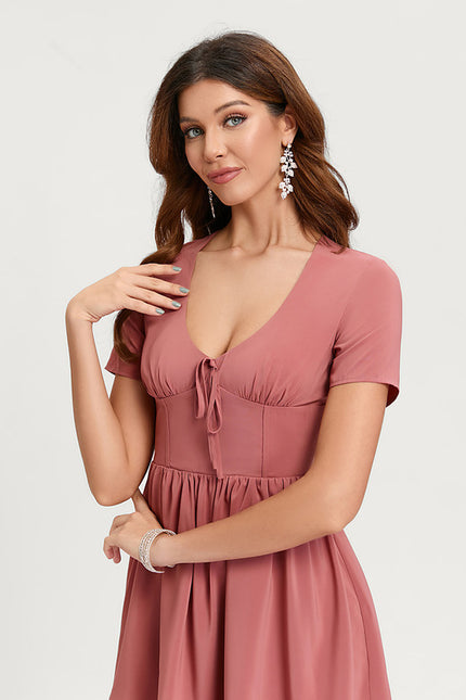 Robe Courte Pour Demoiselle D'Honneur - gallery 5