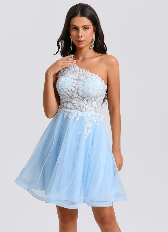 Robe Courte Asymetrique - gallery 1