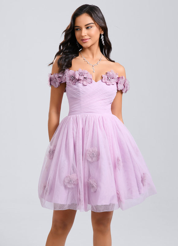 Robe A Fleur Courte - gallery 1
