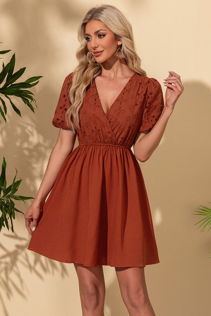 Robe Courte Marron