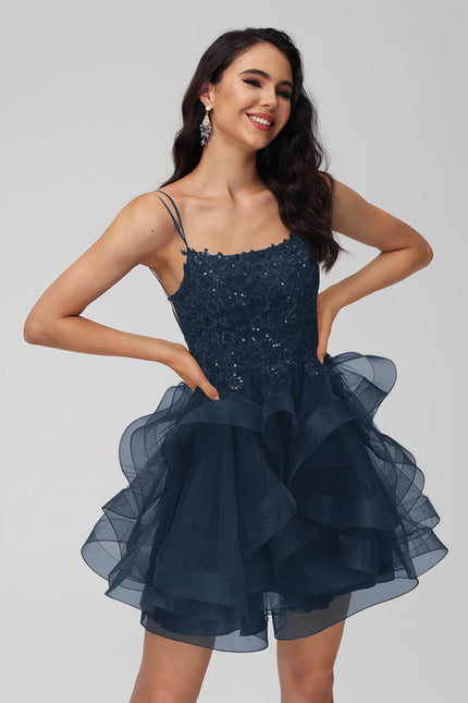 Robe Courte Festive Pailletée