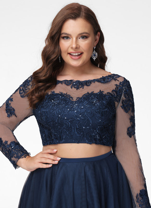 Robe Courte Tulle Marine - gallery 8