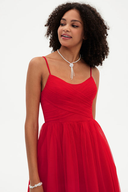 Robe Courte Tulle Évasée - gallery 6