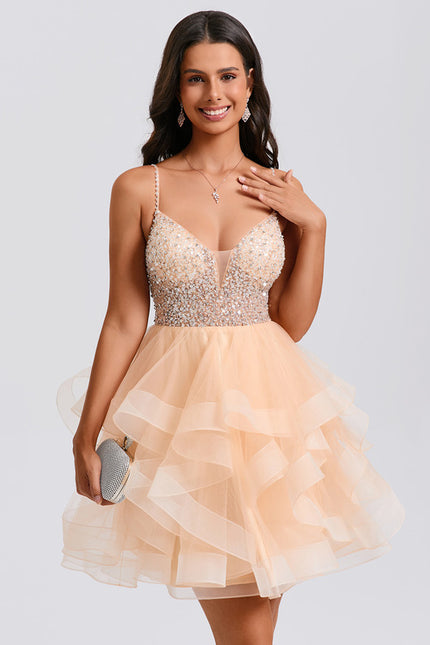 Robe Courte Décolleté Plongeant - gallery 2