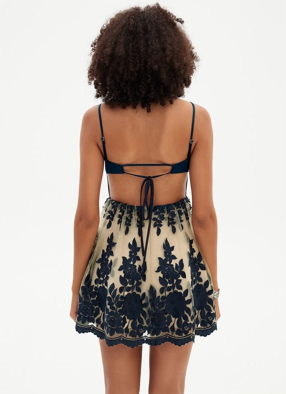 Robe Courte Tulle Brodée - gallery 3
