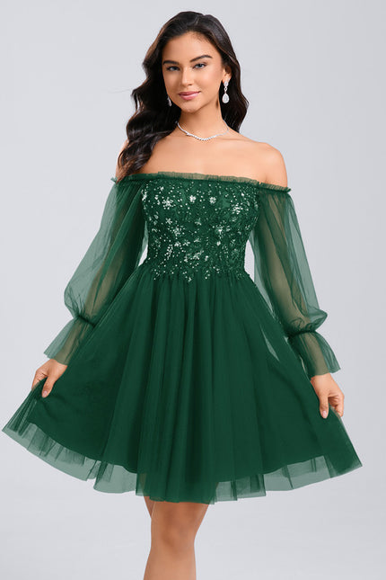 Robe Courte Epaule Dénudée