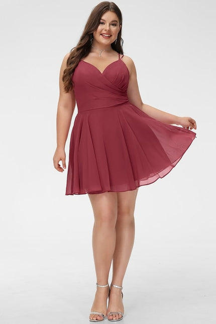 Robe Courte Mousseline Évasée - gallery 4