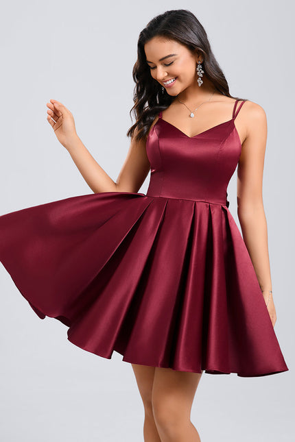 Robe De Soirée Courte Rouge - gallery 2