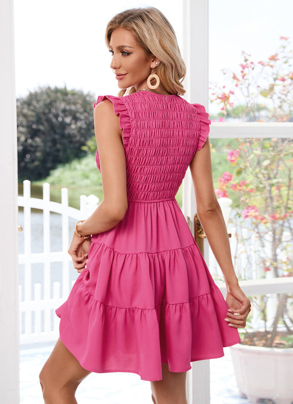 Robe Trapèze Femme Courte Style Année 60 - gallery 6