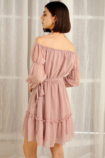 Robe Courte Volantée Douce - gallery 1