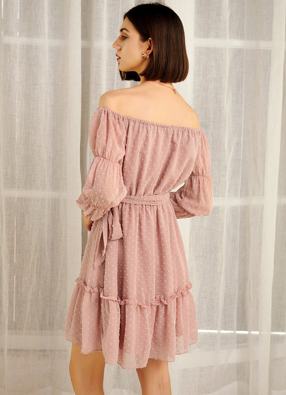 Robe Courte Volantée Douce - gallery 1