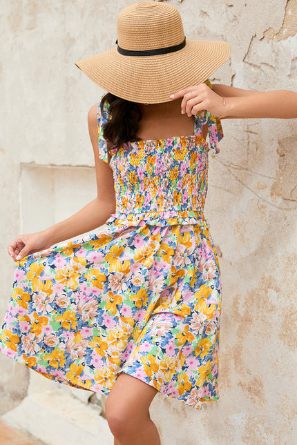 Robe Courte Fleuri Bohème - gallery 2