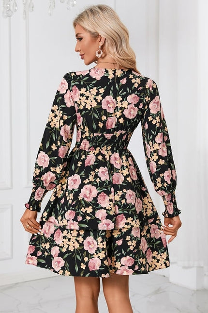 Robe Courte Fleurie Vaporeuse - gallery 3