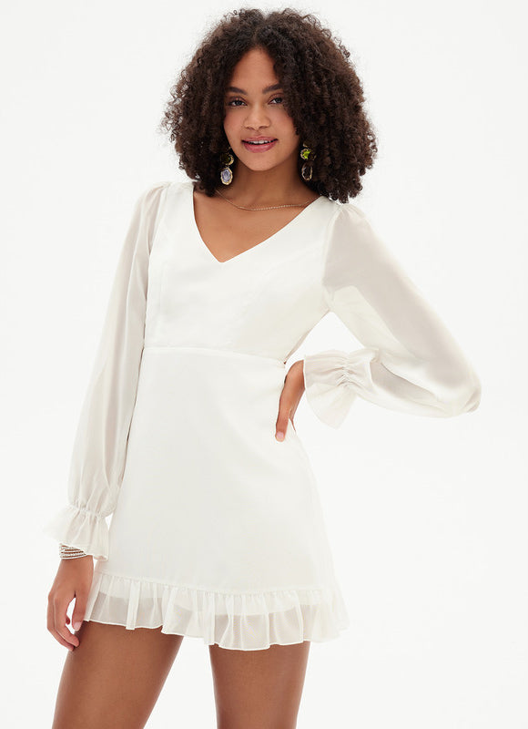 Robe Fluide Mousseline Courte
