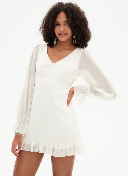 Robe Fluide Mousseline Courte