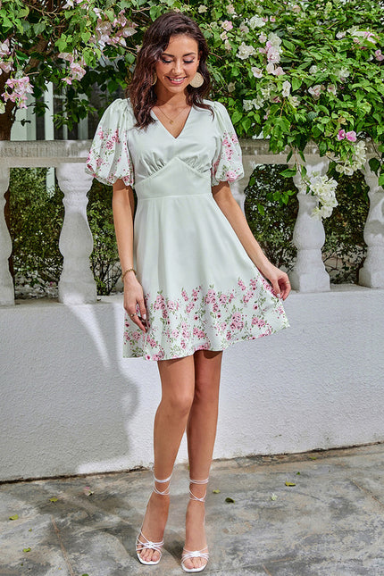 Robe Courte Estivale À Volants - gallery 5