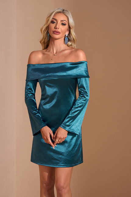 Robe Courte Encolure Américaine - gallery 1