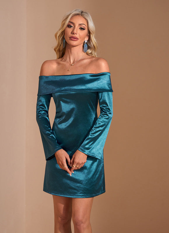 Robe Courte Encolure Américaine - gallery 1