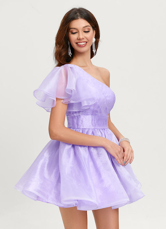 Robe Courte Violet - gallery 3
