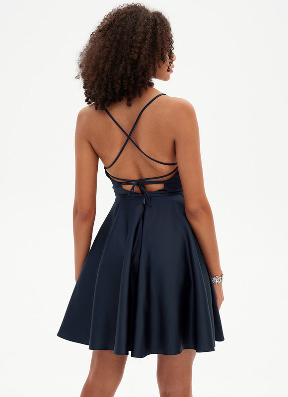 Robe Courte Rose Délicate - gallery 5