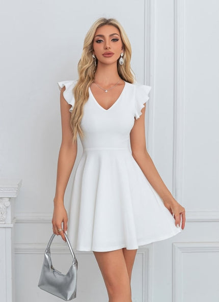 Robe Courte Dos Nu Blanche
