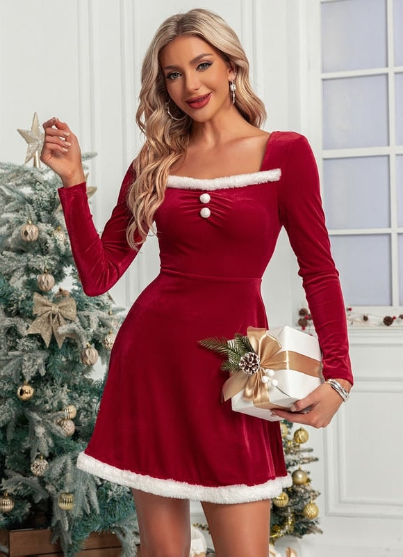 Robe Rouge Moulante Courte - gallery 4