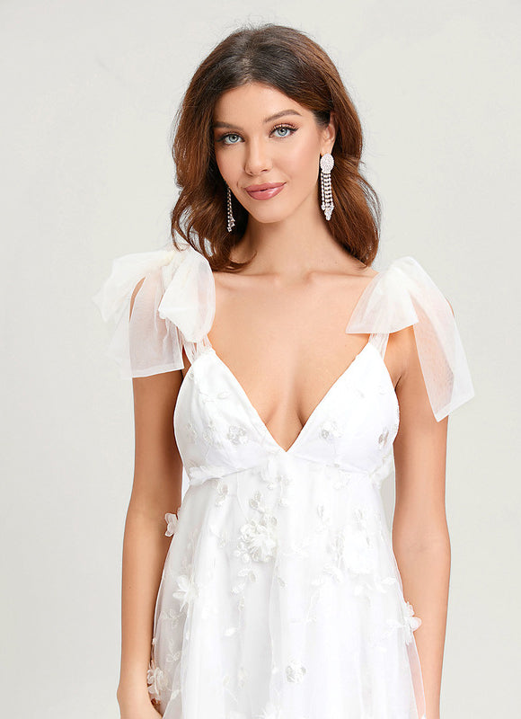 Robe Courte Tulle Florale - gallery 6