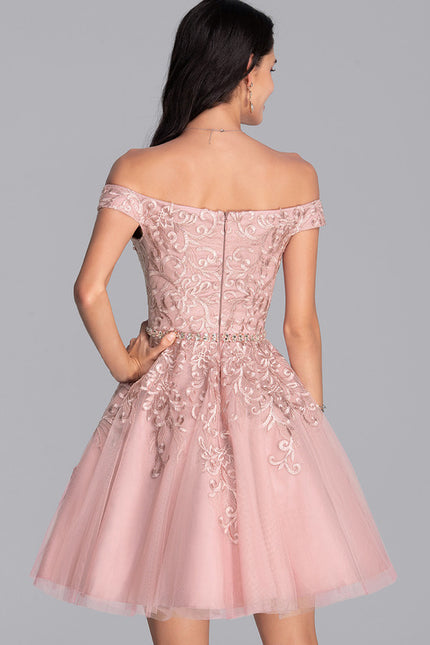 Robe Courte Tulle Perlée - gallery 4
