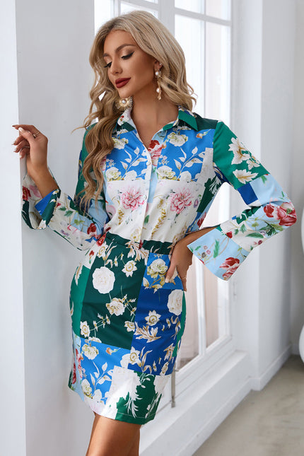 Robe Chemisier Manche Courte