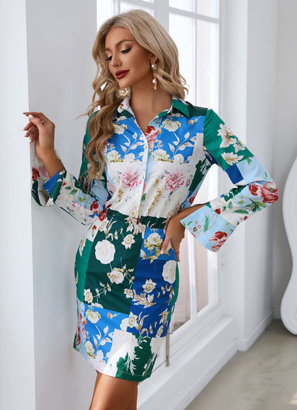 Robe Chemisier Manche Courte