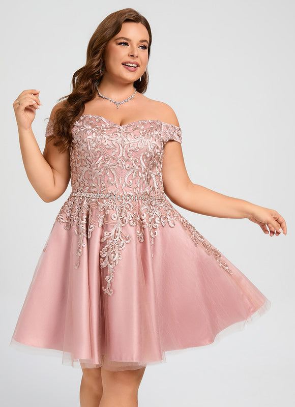 Robe Courte Tulle Perlée - gallery 8