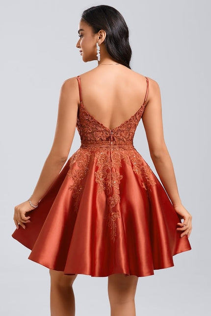 Robe Bordeau Courte - gallery 4