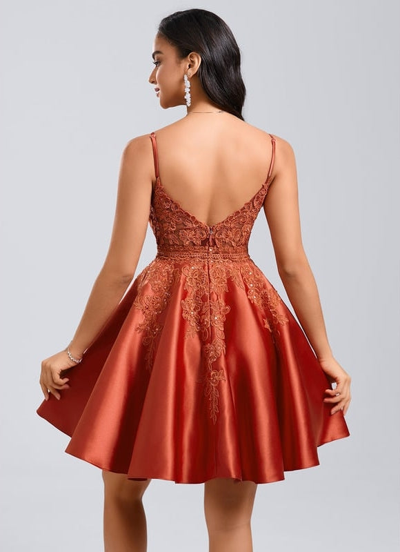 Robe Bordeau Courte - gallery 4
