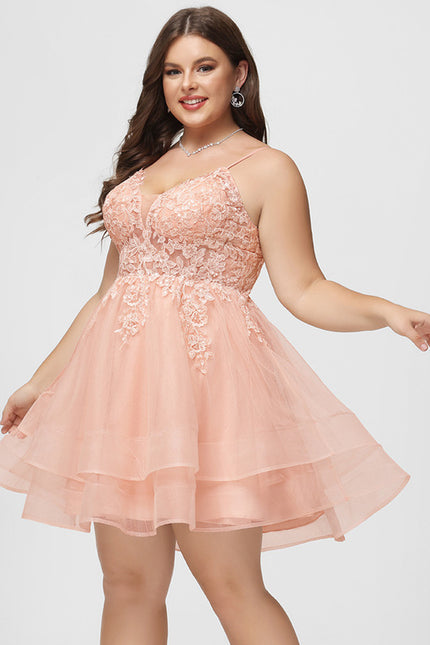 Robe Courte Rose Brodée - gallery 9
