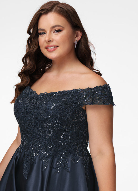 Robe Courte Satin Noire - gallery 6