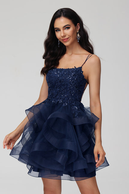 Robe Courte Festive Pailletée - gallery 6