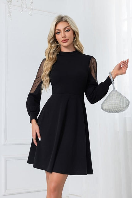 Robe De Soirée Noir Courte - gallery 4