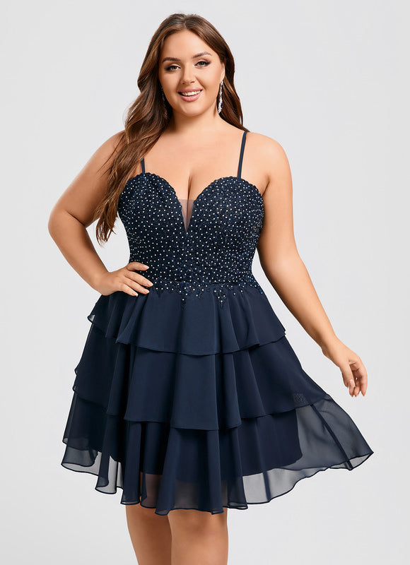Robe Courte Festive À Paillettes - gallery 9