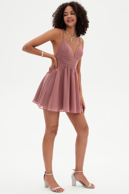 Robe Courte Pour Demoiselle D'Honneur - gallery 2