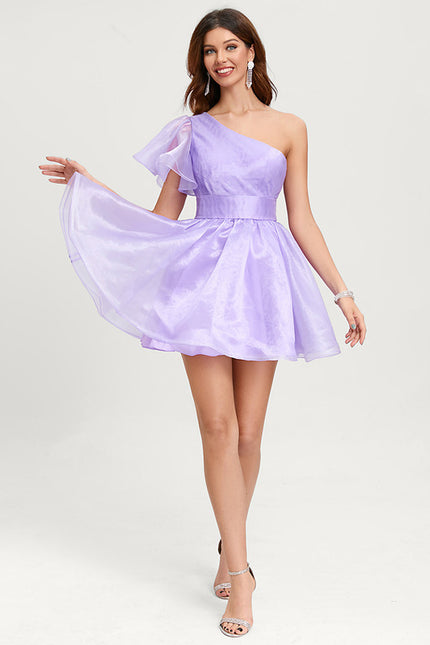Robe Courte Violet - gallery 6